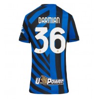 Billiga Inter Milan Matteo Darmian #36 Hemma fotbollskläder Dam 2024-25 Kortärmad